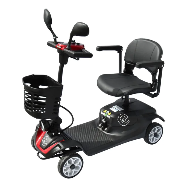 Racceway Elektrický čtyřkolový vozík SOLID, vínový