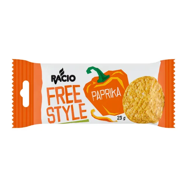 Racio Rýžové chlebíčky Free Style paprika 25 g