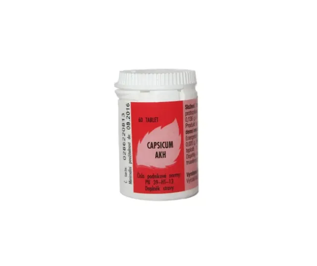 Radim Bakeš Galenická laboratoř Ostrava AKH Capsicum 60 tablet