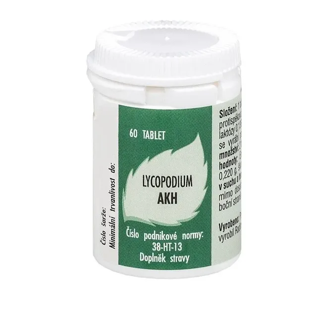 Radim Bakeš Galenická laboratoř Ostrava AKH Lycopodium 60 tablet
