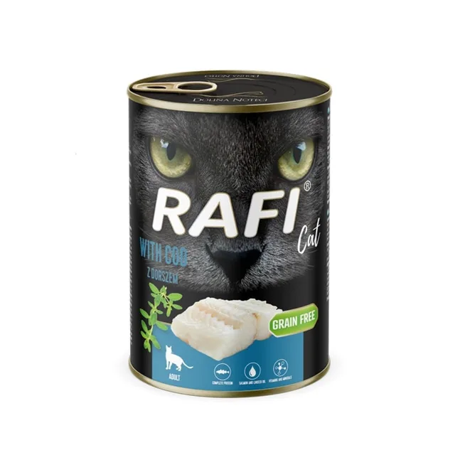 RAFI Cat Adult s treskou 400 g konzerva pro kočky