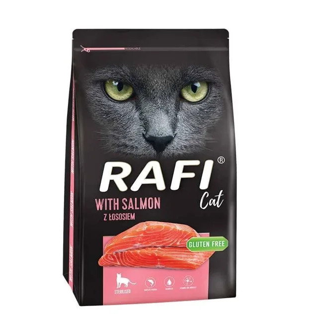 RAFI Cat Sterilised with salmon 7 kg pro kastrované kočky