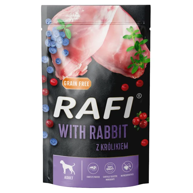 Rafi Dog 10 × 500 g - hovězí