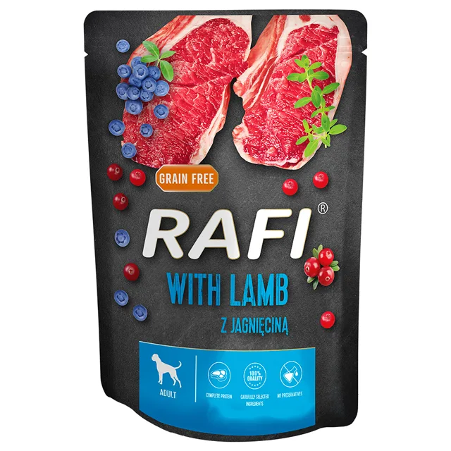 Rafi Dog 20 × 300 g - výhodné balení - hovězí