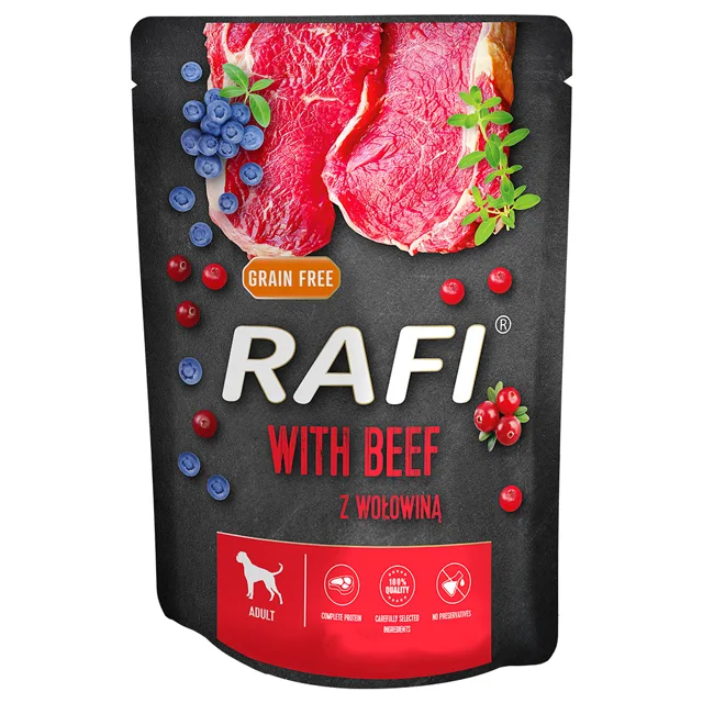 Rafi Dog 20 × 300 g - výhodné balení - zvěřina