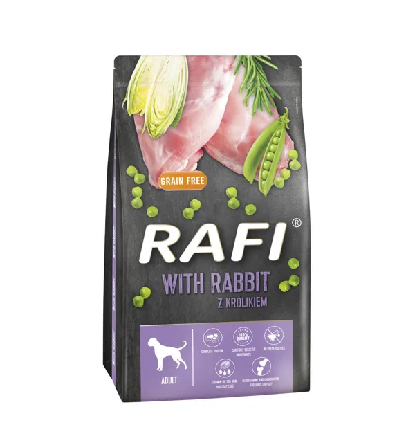 RAFI Dog Adult Králík 10kg