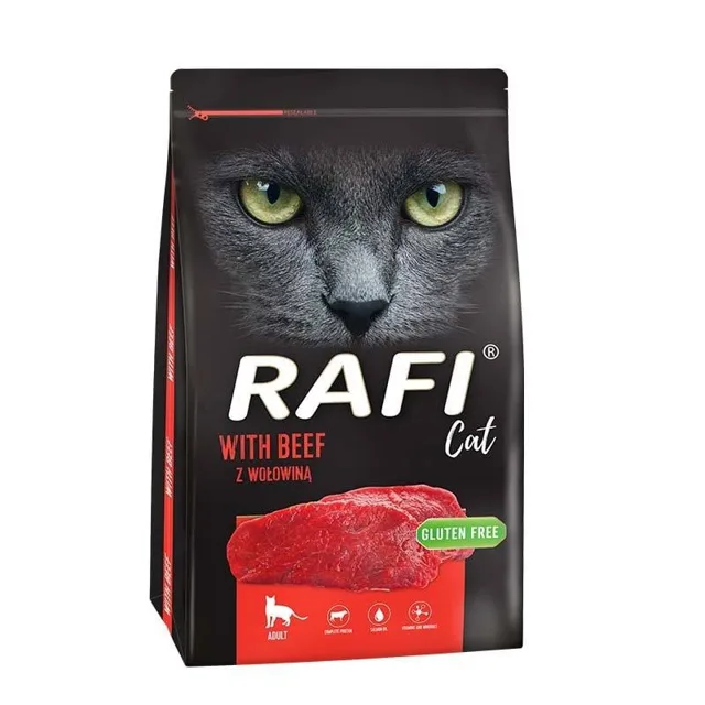 RAFI granule pro kočky s hovězím masem 7 kg