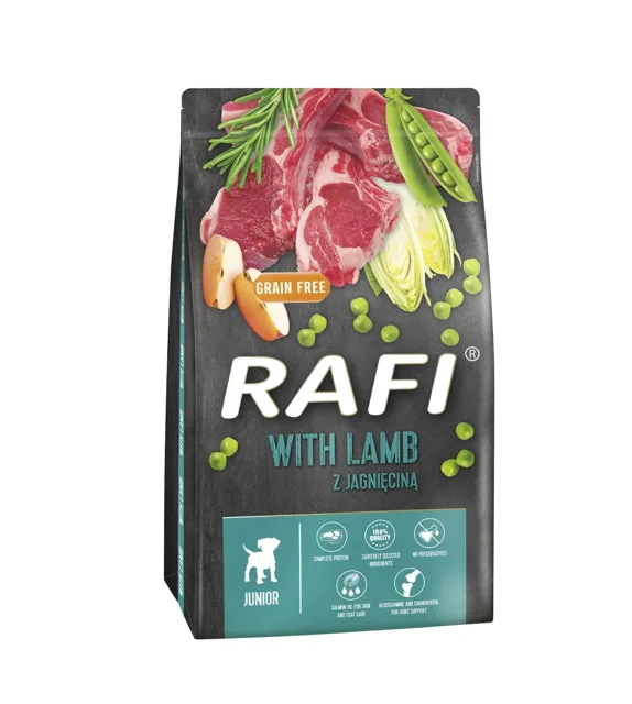 RAFI Junior suché krmivo pro psy s jehněčím masem 10kg