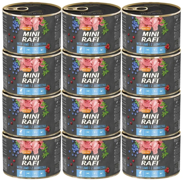 RAFI Mini s jehněčím 12 x 185g pro malá plemena