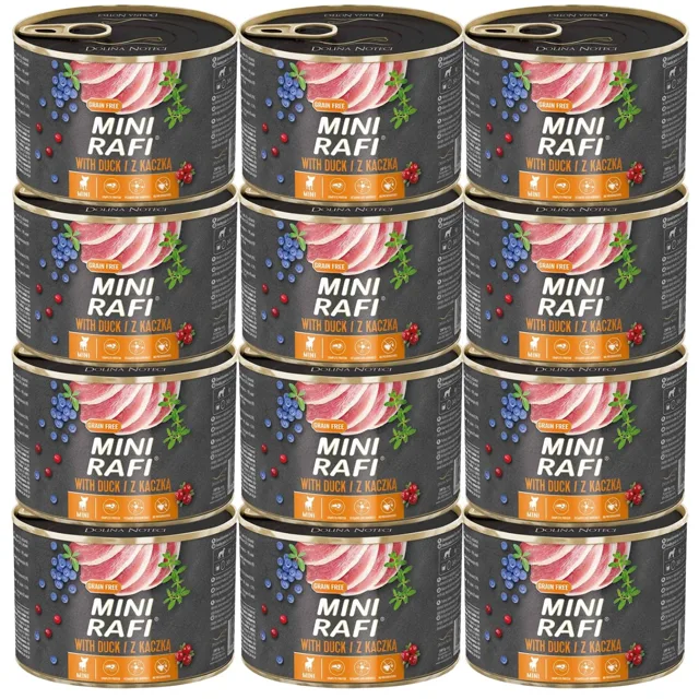 RAFI Mini s kachnou 12 x 185g pro malá plemena