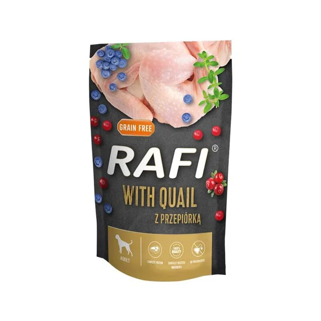 RAFI s křepelkou, borůvkami a brusinkami pro psy 500 g