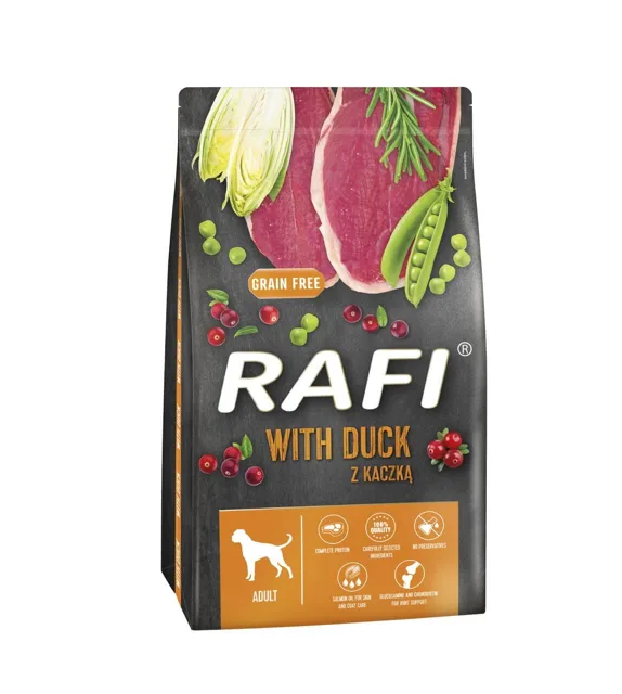 RAFI suché krmivo pro psy s kachnou 10kg