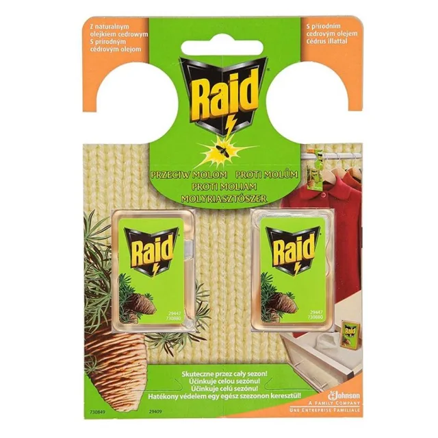 RAID Cedr proti molům 2 ks
