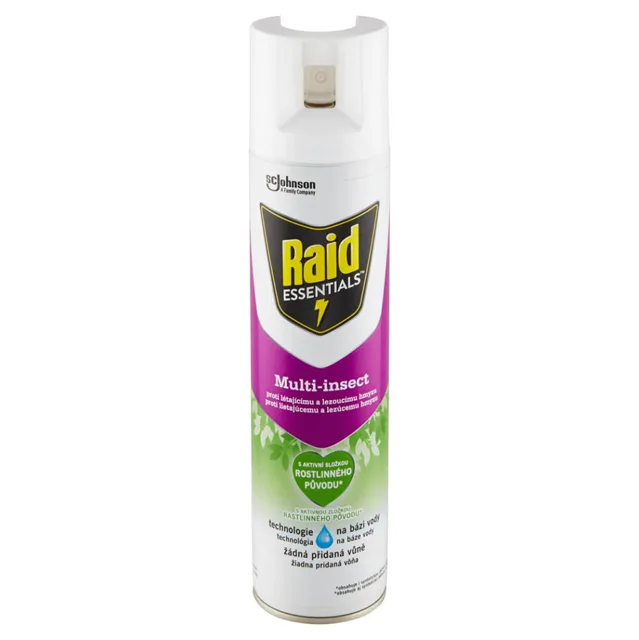 RAID Essentials proti létajícímu a lezoucímu hmyzu 400 ml