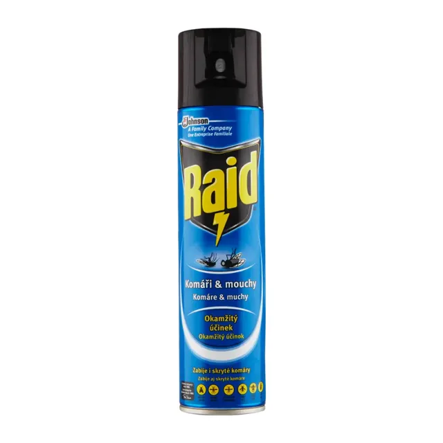 Raid Sprej proti létajícímu hmyzu  400 ml