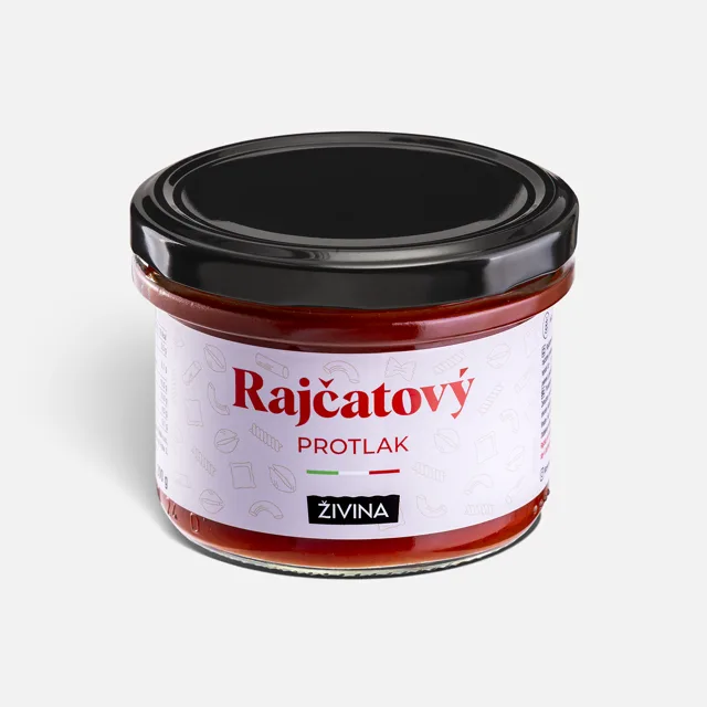 Rajčatový protlak 200 g  z čerstvě sklizených moravských rajčat