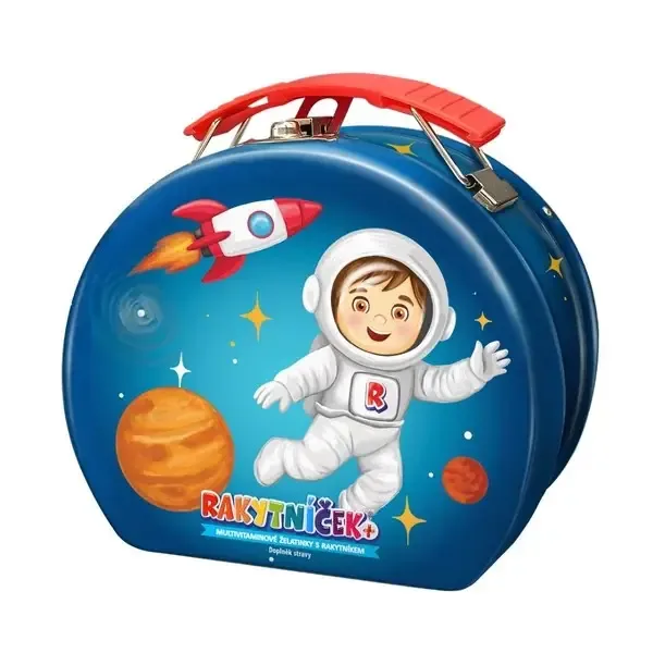 RAKYTNÍČEK+ želatinky 50 ks Vesmír kufřík