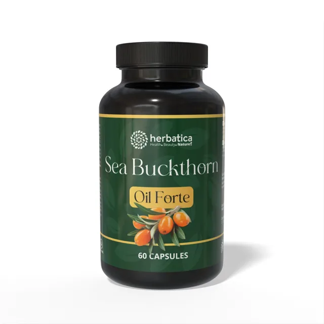 Rakytníkový olej Forte v kapslích 500 mg - 60 kapslí - Herbatica