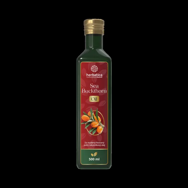 Rakytníkový olej lisovaný za studena - Herbatica Objem: 500 ml