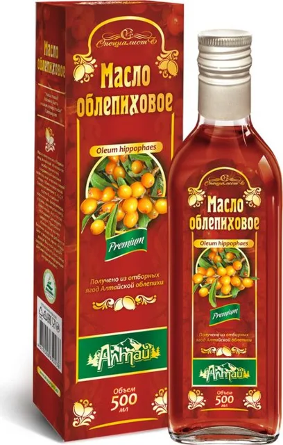 Rakytníkový olej, za studena lisovaný, panenský - Specialist - 100 ml Objem: 500 ml