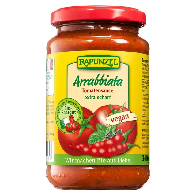 RAPUNZEL Arrabbiata omáčka na těstoviny BIO 340 g