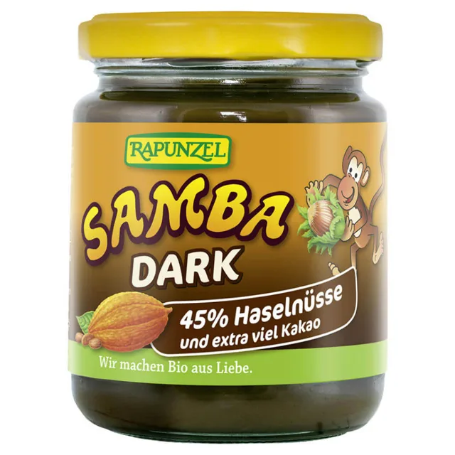 RAPUNZEL Samba Dark oříšková pomazánka BIO 250 g