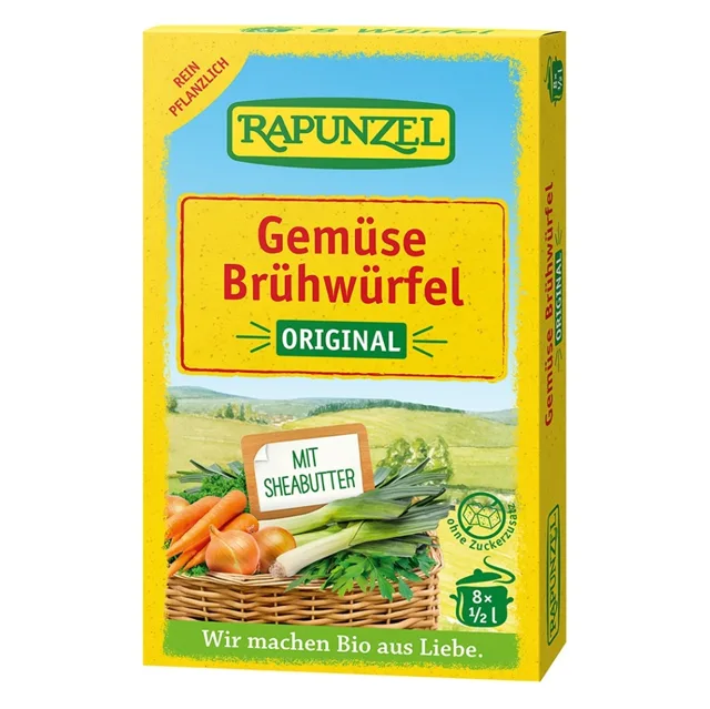 RAPUNZEL Zeleninový vývar v kostce BIO 8 kusů