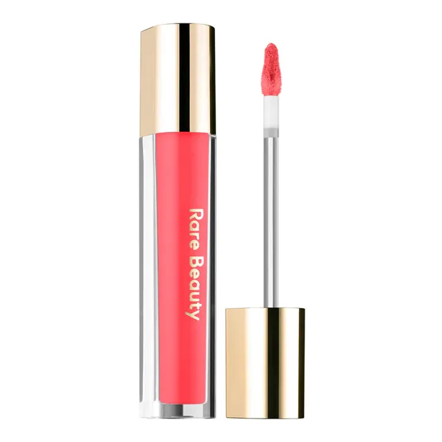 Rare Beauty Lesklý balzám na rty Stay Vulnerable (Glossy Lip Balm) 3,8 ml Nearly Apricot