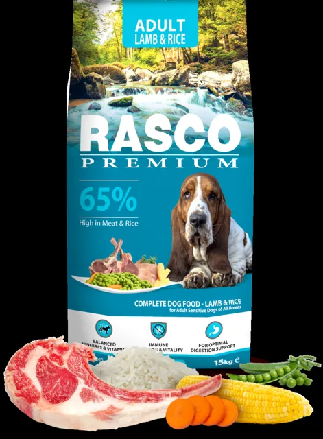 Rasco Premium Adult Lamb & Rice 15kg