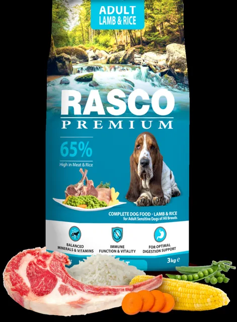 Rasco Premium Adult Lamb & Rice 3kg