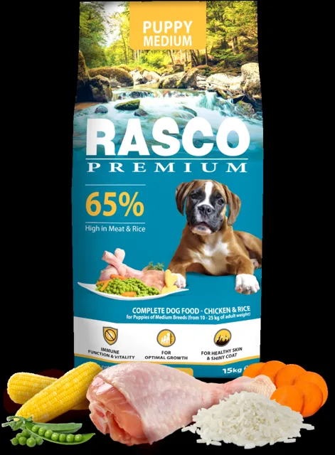 Rasco Premium Puppy Medium 15kg