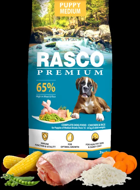 Rasco Premium Puppy Medium 3kg