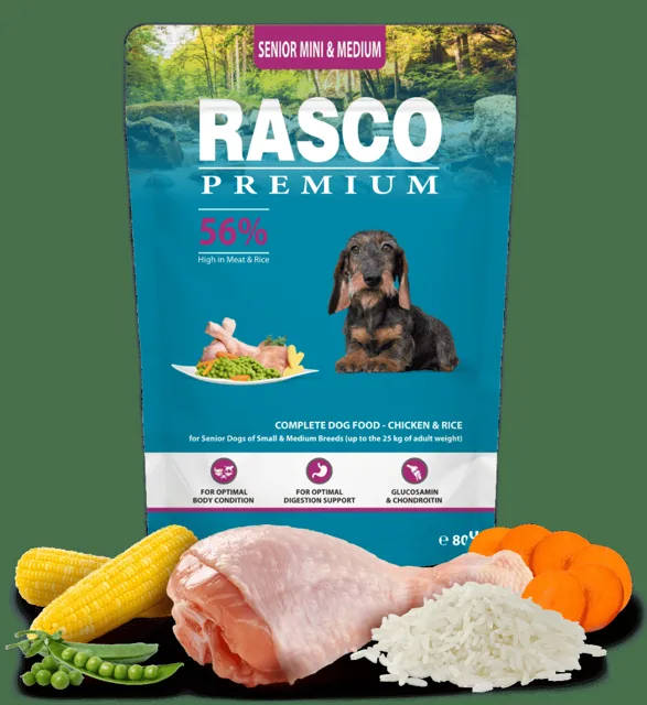 Rasco Premium Senior Mini & Medium 80g