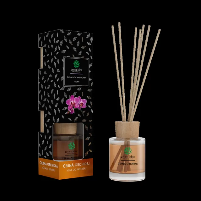 Ratanové vonné tyčinky Černá orchidej 100 ml - Green idea