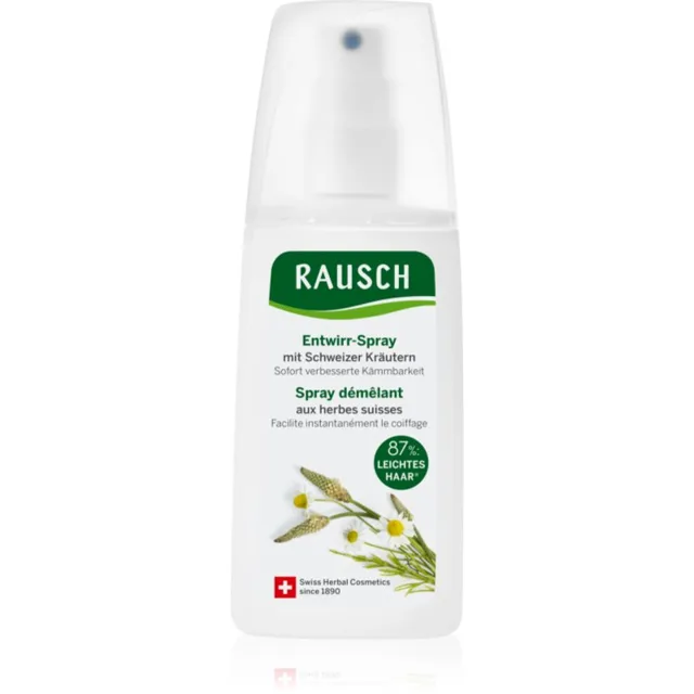 Rausch Detangling Spray Conditioner With Swiss Herbs sprej pro snadné rozčesání vlasů 100 ml
