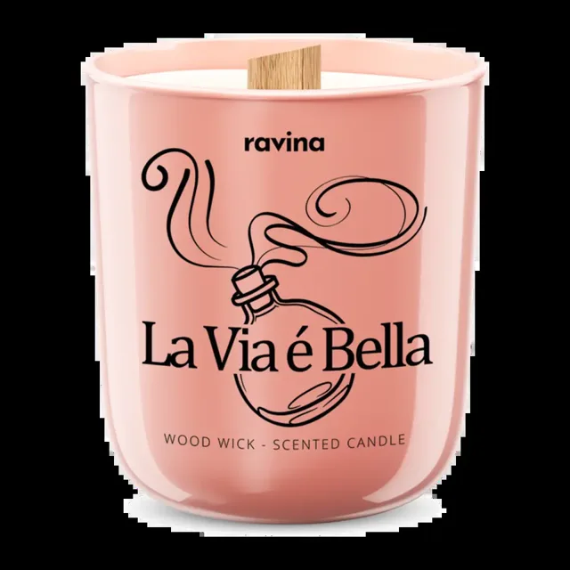Ravina Sójová svíčka La Via é Bella 175 g