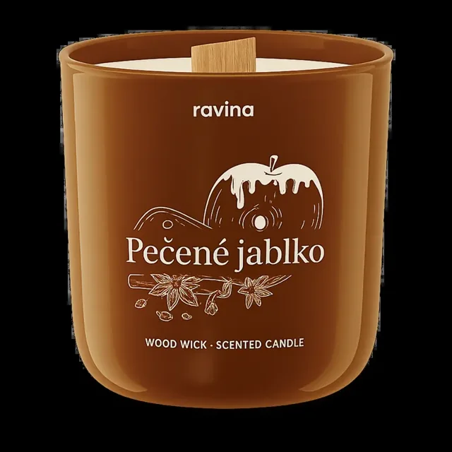 Ravina Sójová svíčka Pečené jablko 175 g