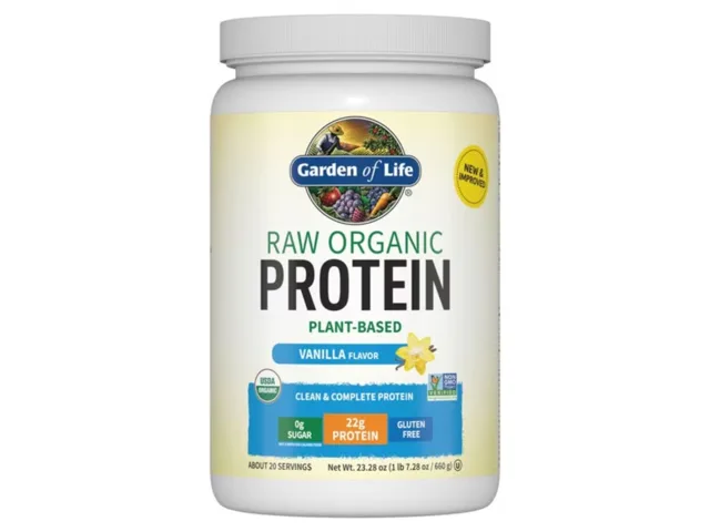 Raw organic protein - vanilka, 660 g