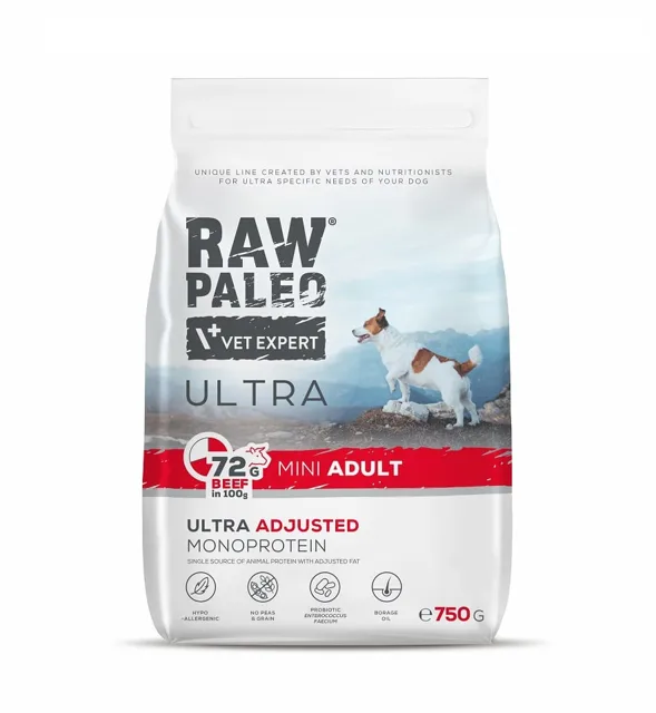 RAW PALEO Ultra Beef Mini Adult 750g