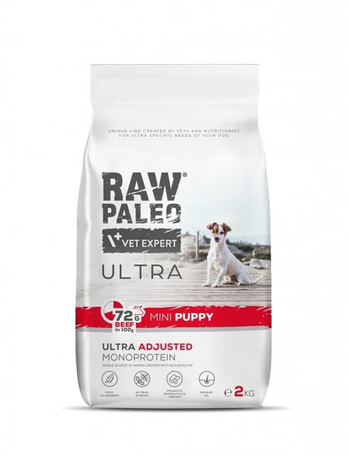 RAW PALEO Ultra Beef Mini Puppy 2kg