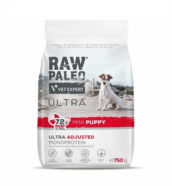RAW PALEO Ultra Beef Mini Puppy 750g