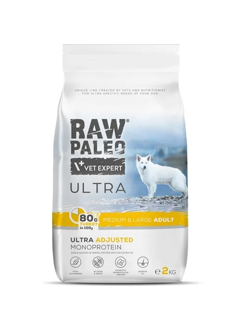RAW PALEO Ultra Turkey Medium&amp;Large Adult 2kg