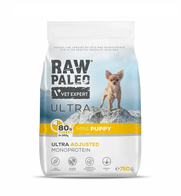 RAW PALEO Ultra Turkey Mini Puppy 750g