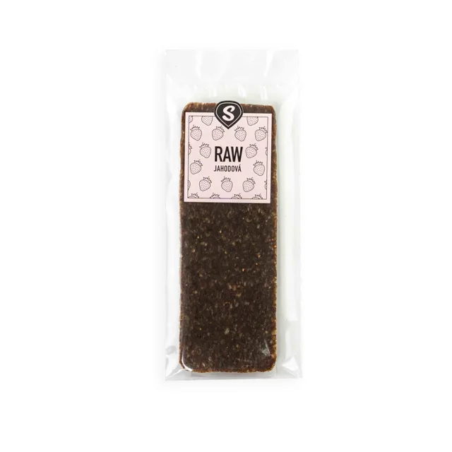 RAW tyčinka jahodová váha 1kg (20x50g)