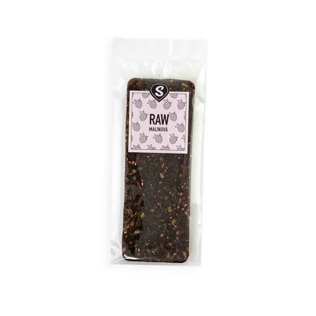 RAW tyčinka malinová váha 1kg (20x50g)