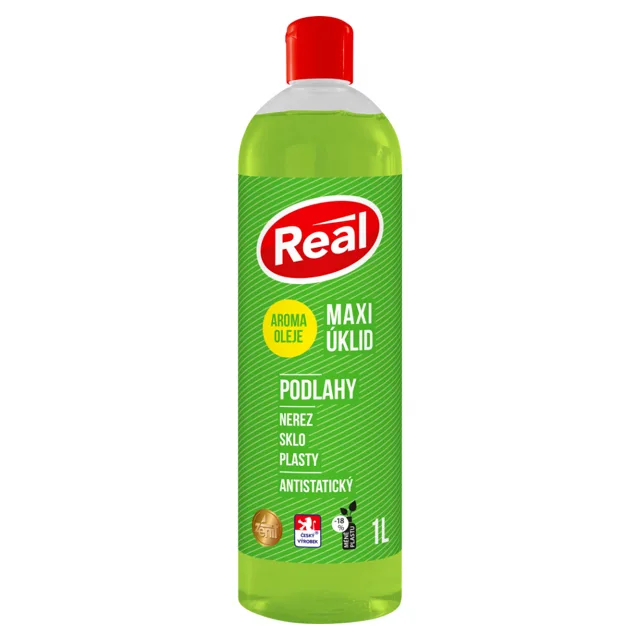 REAL Maxi Antistatic Aromatherapy Pomeranč a cedr 1 l