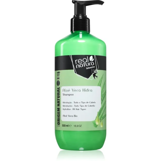 Real Natura Aloe Vera Hidra šampon pro hydrataci a lesk 500 ks