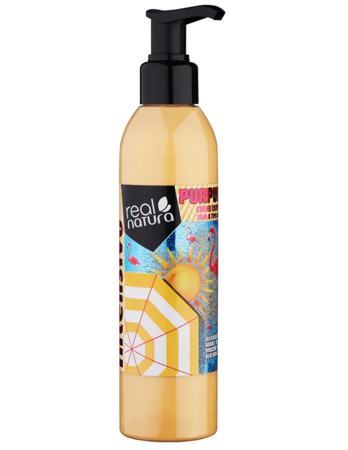 Real natura Creme corporal purpurina 200ml
