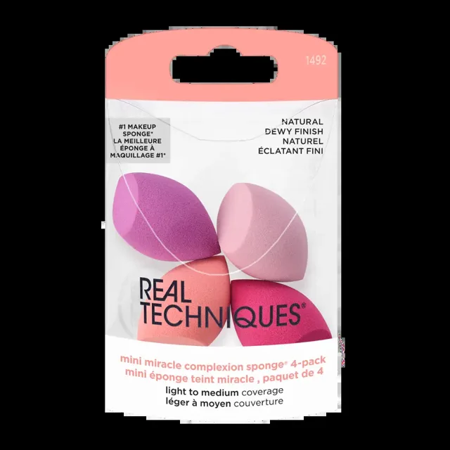 Real Techniques Houbičky na make-up mini 4 ks