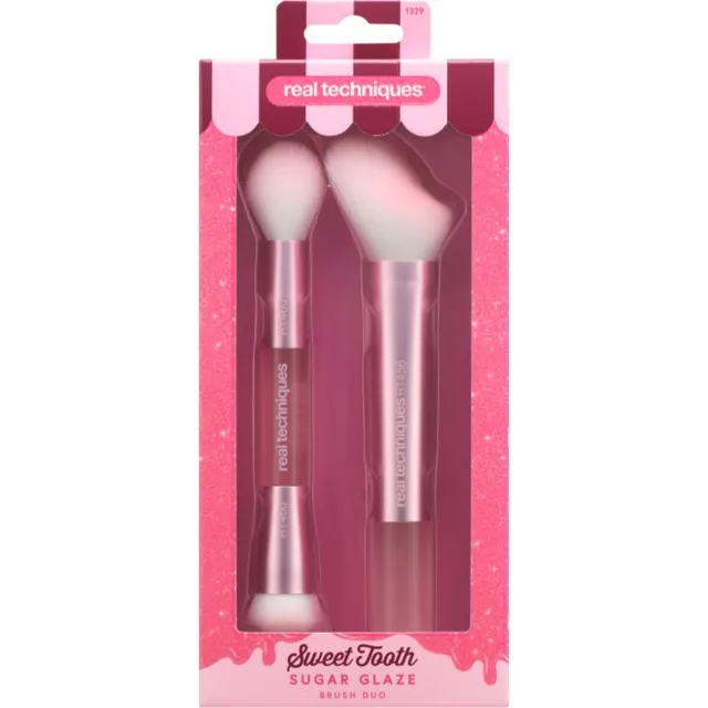 Real Techniques Sweet Tooth Sugar Glaze sada štětců na obličej